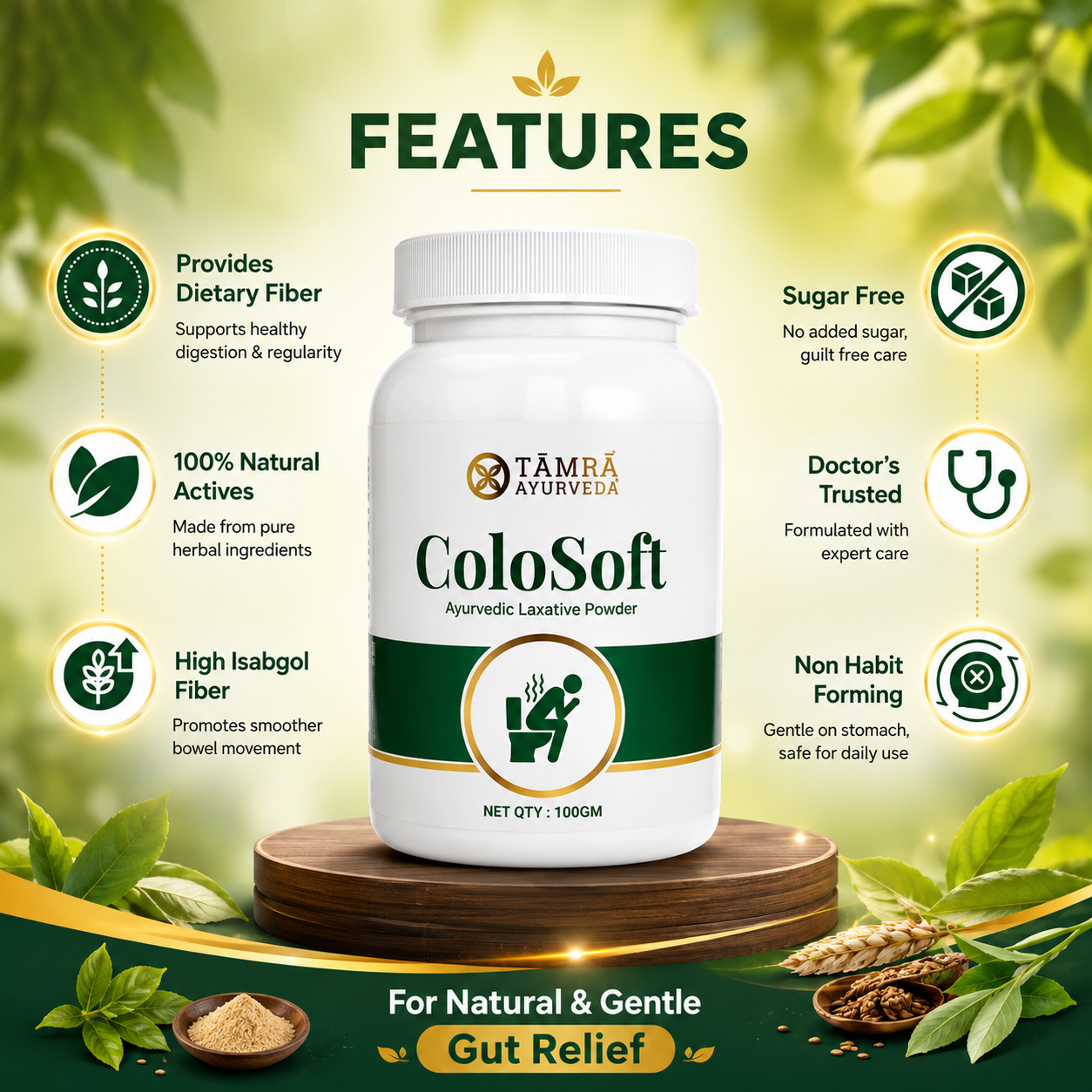 Colosoft Ayurvedic Laxative Powder