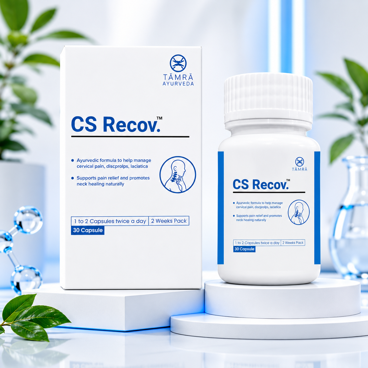 Tamra CS Recov Capsule – Ayurvedic Support for Cervical Spine & Neck Wellness