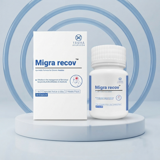 Migra Recov Capsule – Ayurvedic Support for Migraine Relief & Head Wellness