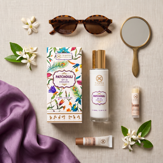 Patchouli SPF 30 Ayurvedic Emulsion – Sun Protection with Deep Skin Nourishment