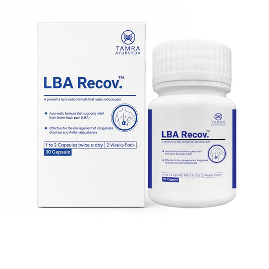 LBA Recov Capsules for Lower Back Pain Relief, Mobility & Spine Wellness