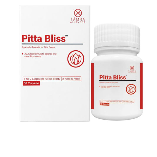 Pitta Bliss Capsule – Ayurvedic Support for Pitta Balance & Digestive Health