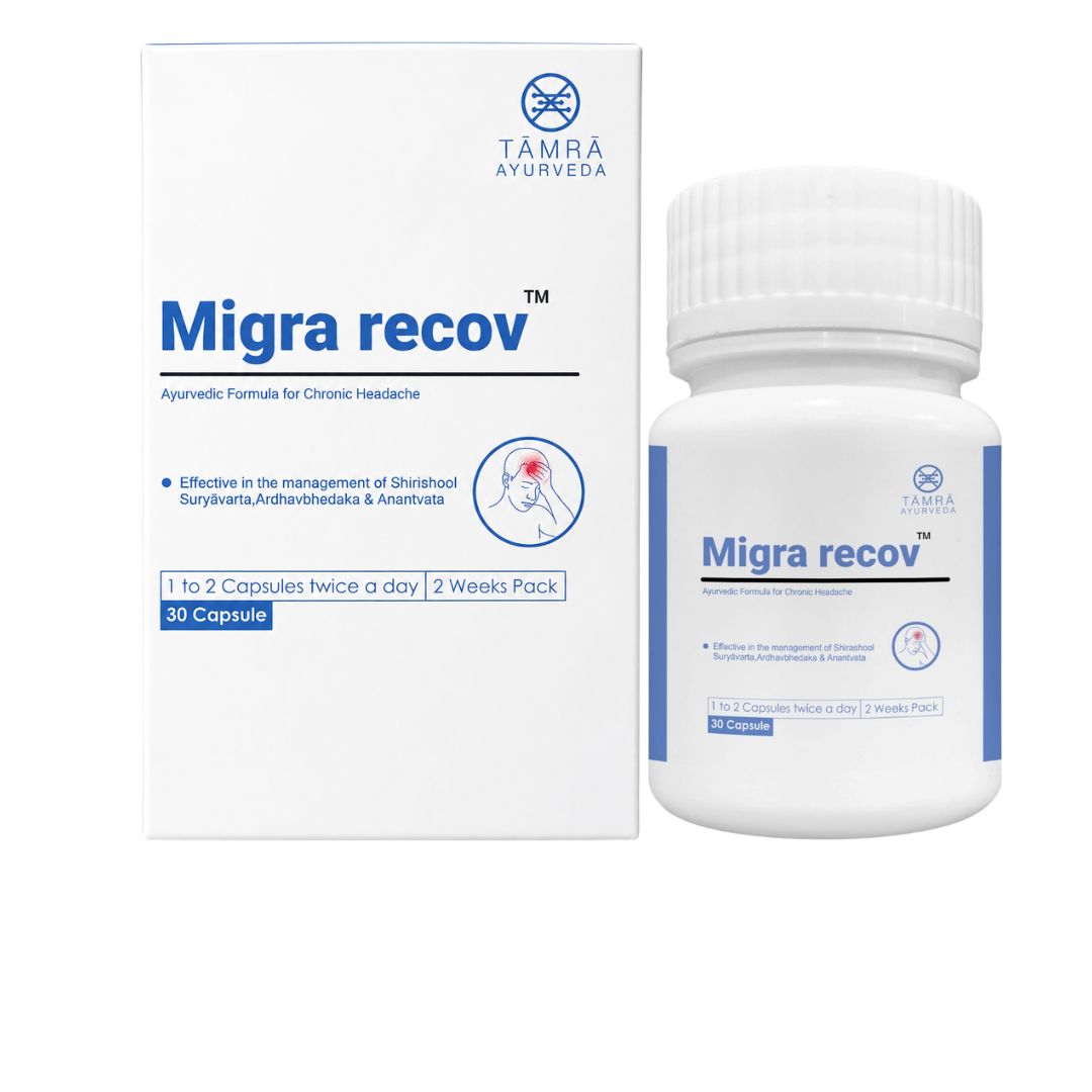 Migra Recov Capsule – Ayurvedic Support for Migraine Relief & Head Wellness
