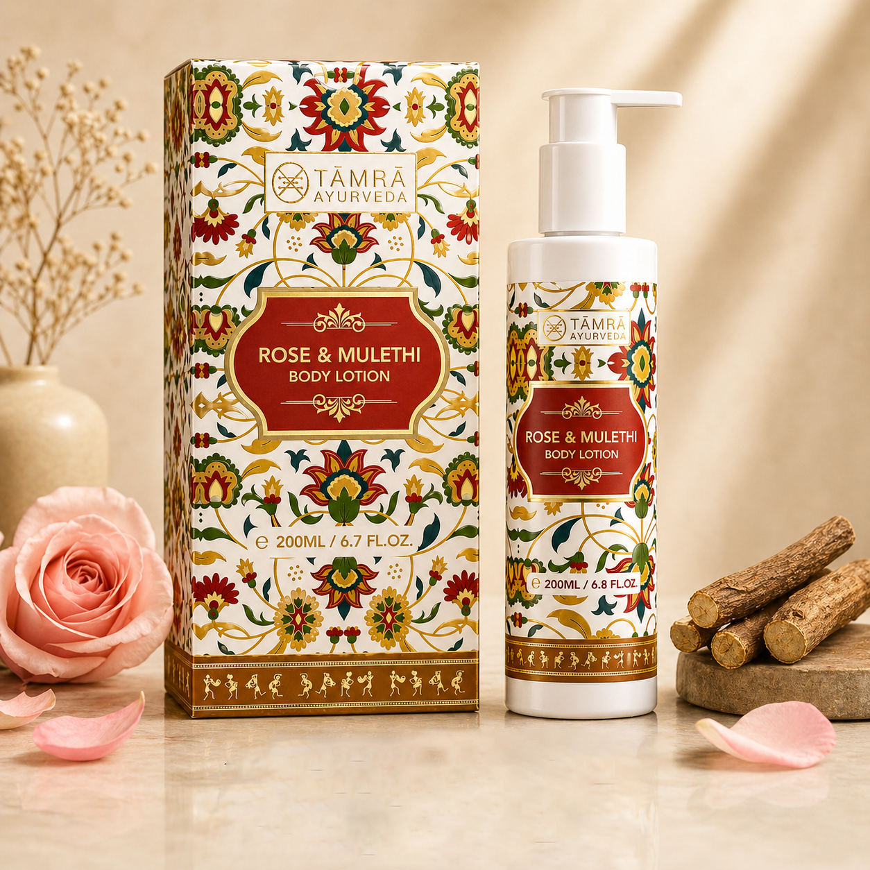 Rose & Mulethi Body Lotion