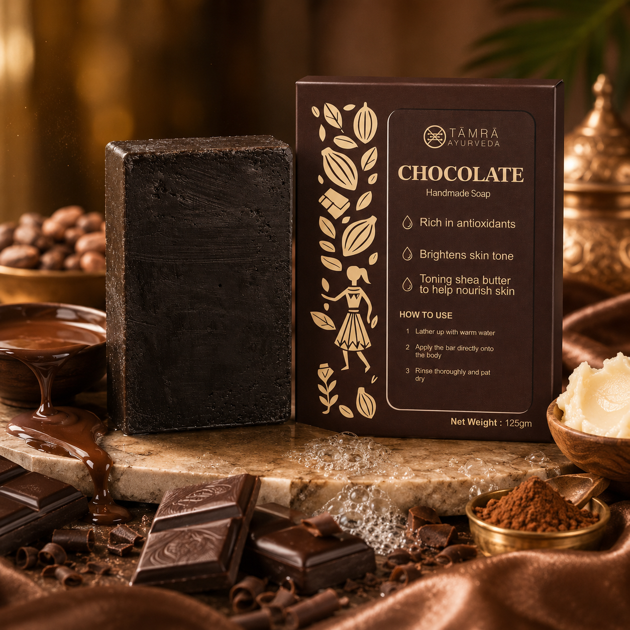 Chocolate handmade Soap
