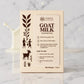 Tâmra Ayurveda Goat Milk soap packaging on a marble background