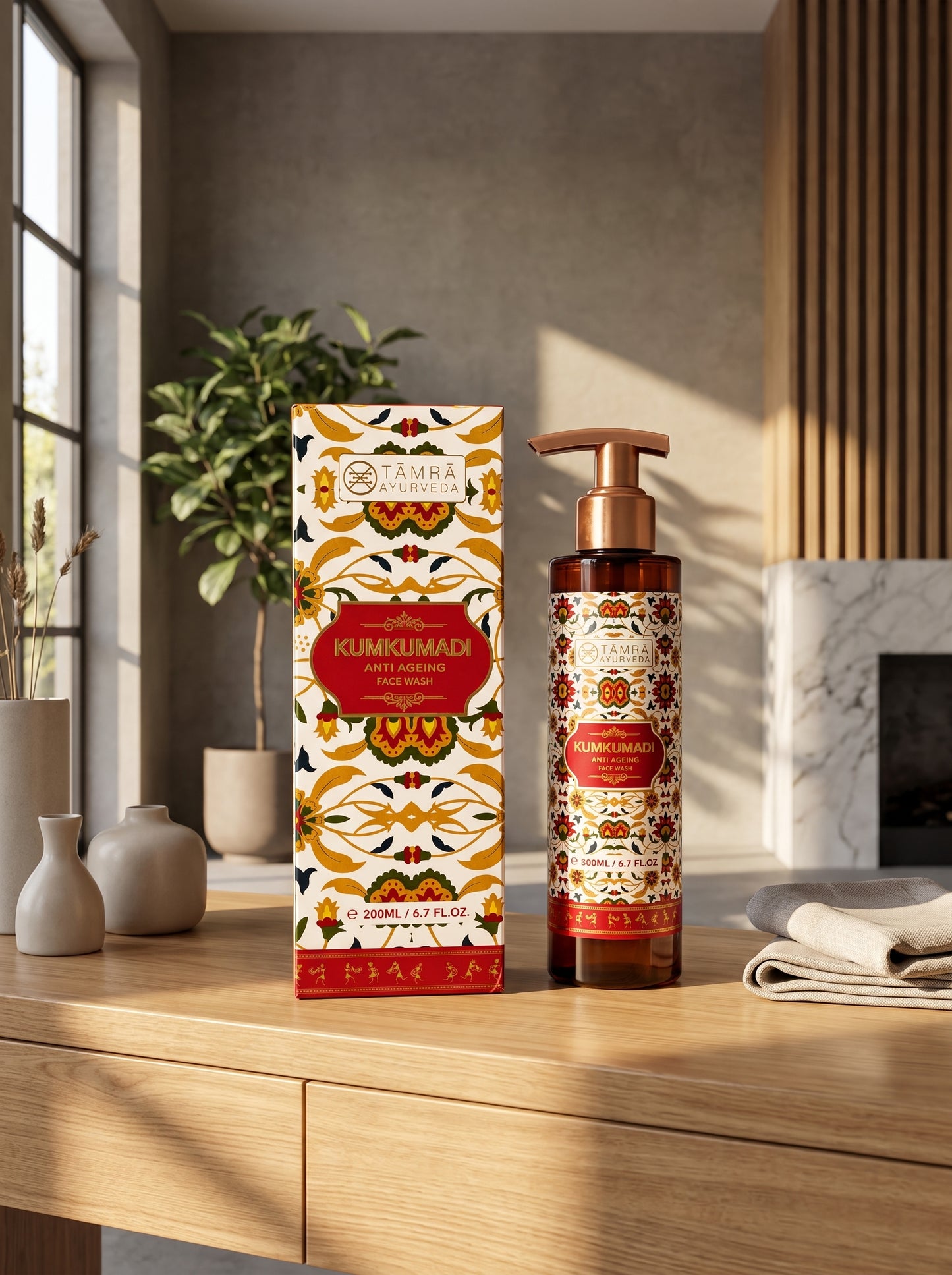 Kumkumadi Ayurvedic Anti Ageing Face Wash for Glowing Skin