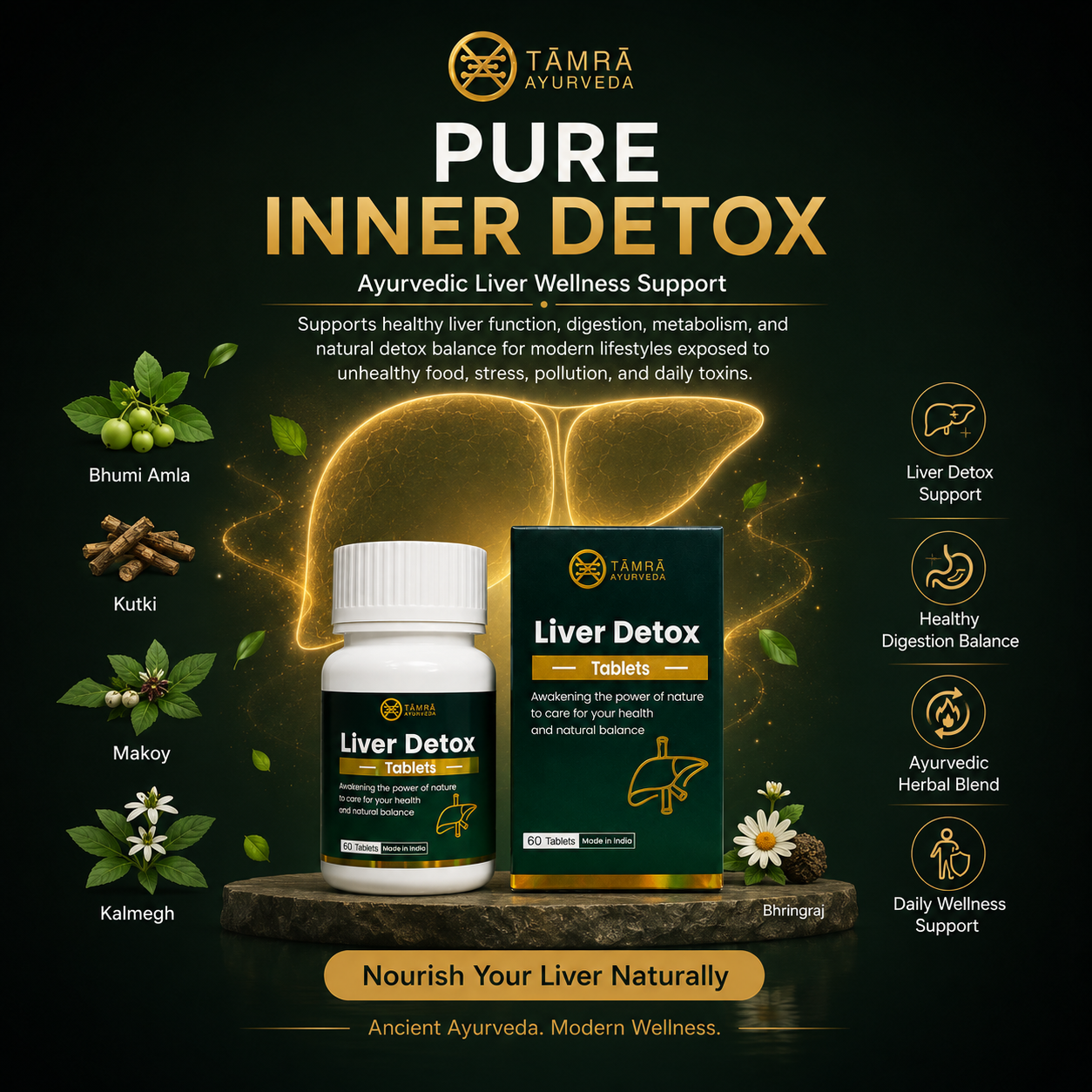 Liver Detox Tablets – Ayurvedic Liver Cleansing & Wellness Support