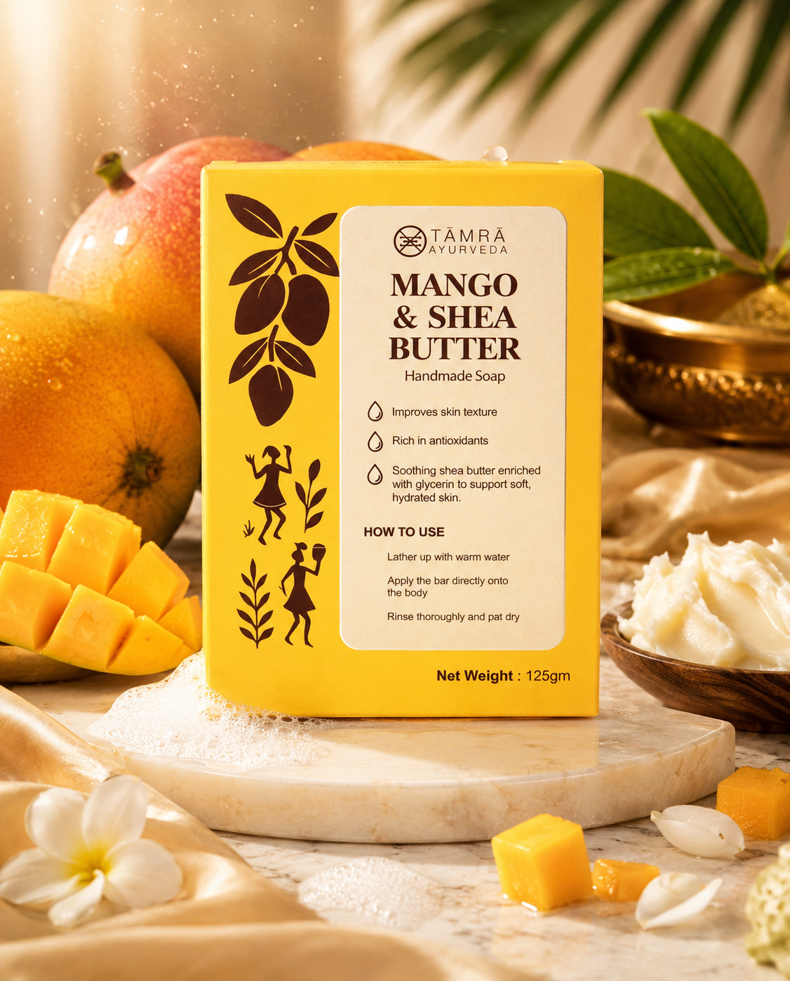 Mango & Shea Butter Handmade Soap