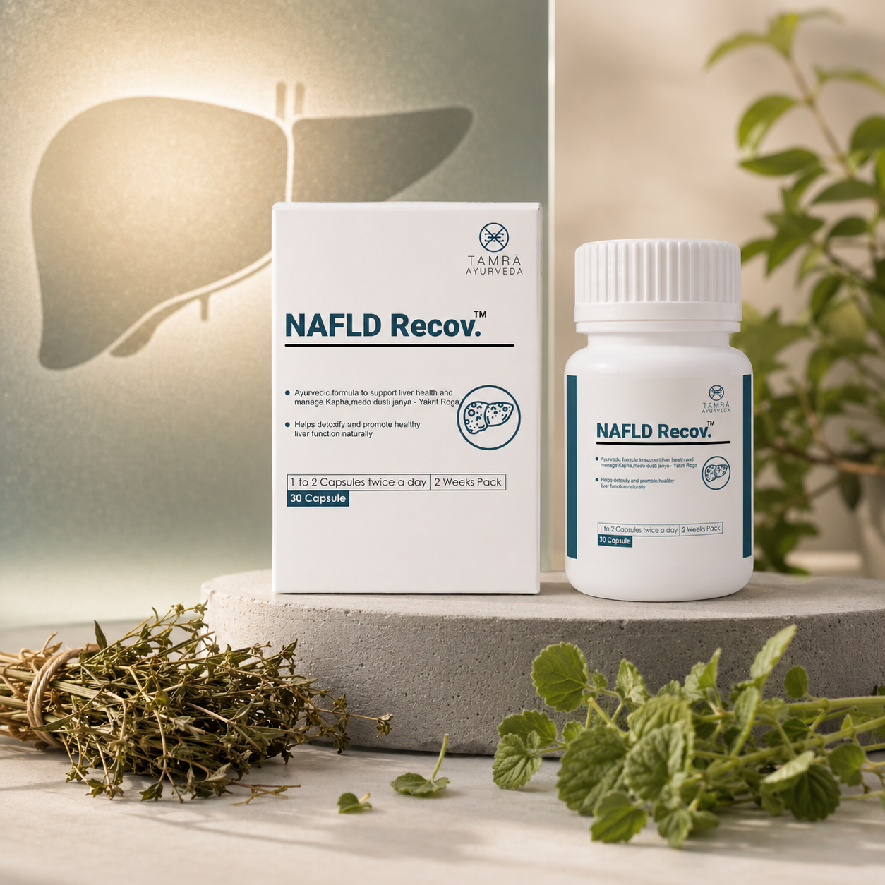 NAFLD Recov Capsule for Fatty Liver Support, Liver Wellness & Metabolic Health