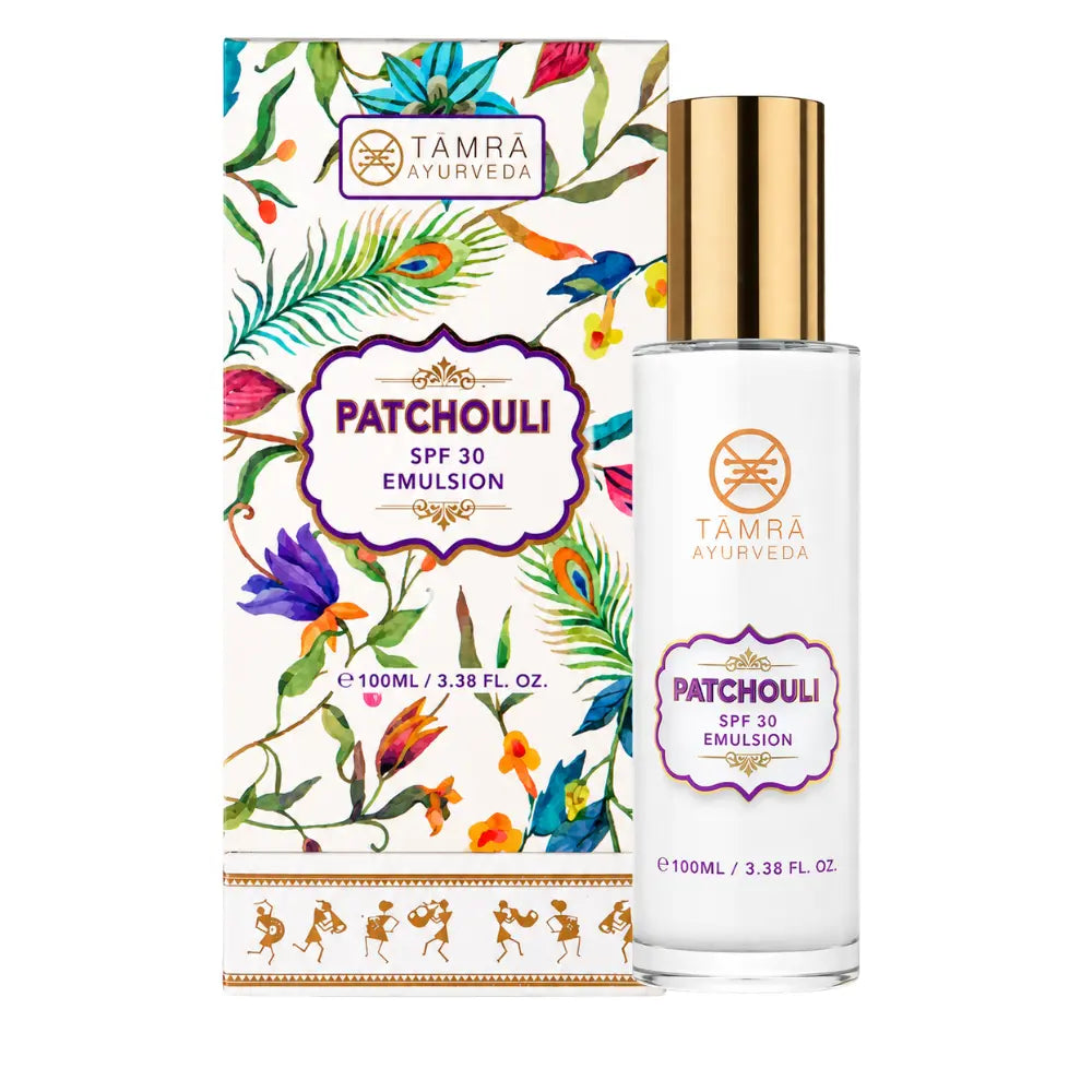 Patchouli SPF 30 Ayurvedic Emulsion – Sun Protection with Deep Skin Nourishment