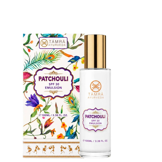 Patchouli SPF 30 Ayurvedic Emulsion – Sun Protection with Deep Skin Nourishment