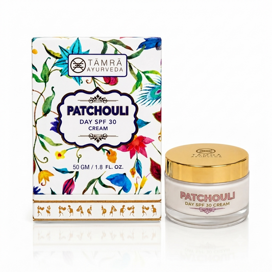 Patchouli Day SPF 30 Ayurvedic Cream – Anti-Ageing Sun Protection for Glowing Skin
