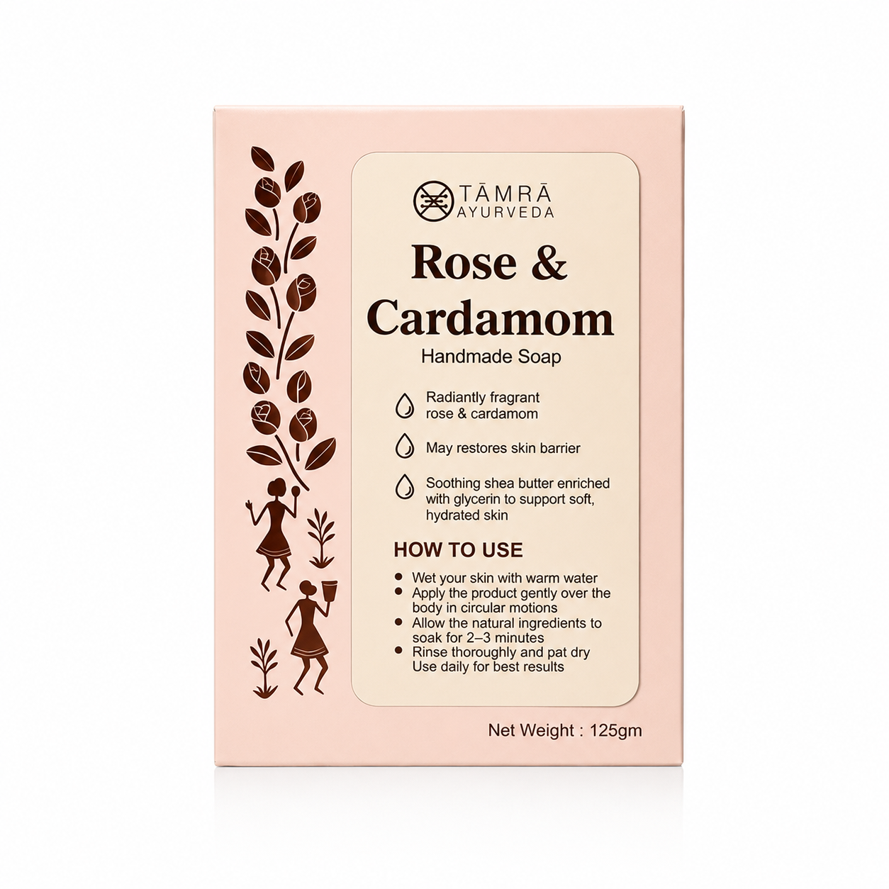 Rose & Cardamom Handmade Soap