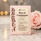 Tamra Ayurveda Rose & Cardamom handmade soap packaging with a blurred rose in the background