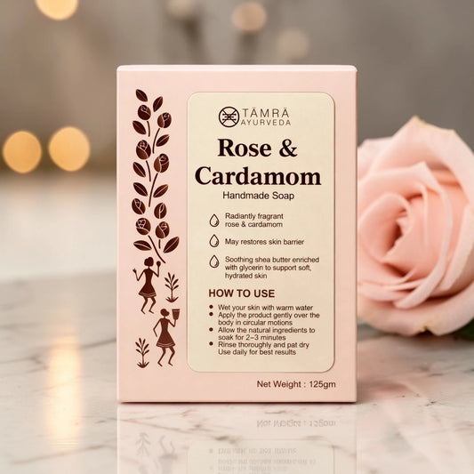 Rose & Cardamom Handmade Soap