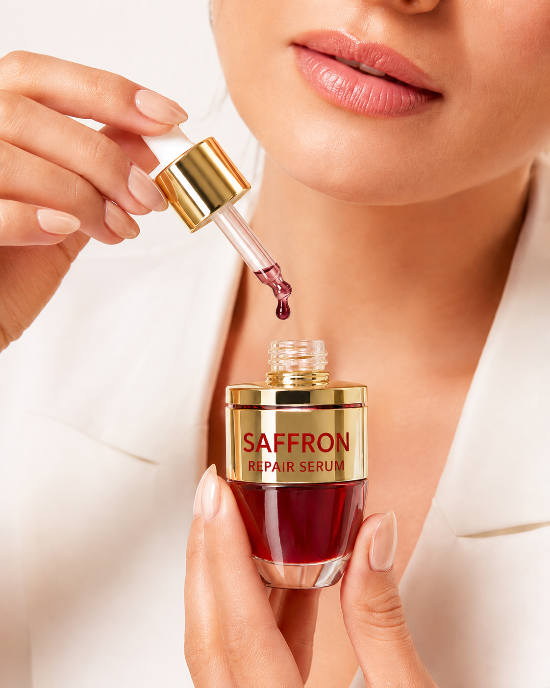 Saffron Repair Serum – Ayurvedic Brightening & Skin Renewal Serum