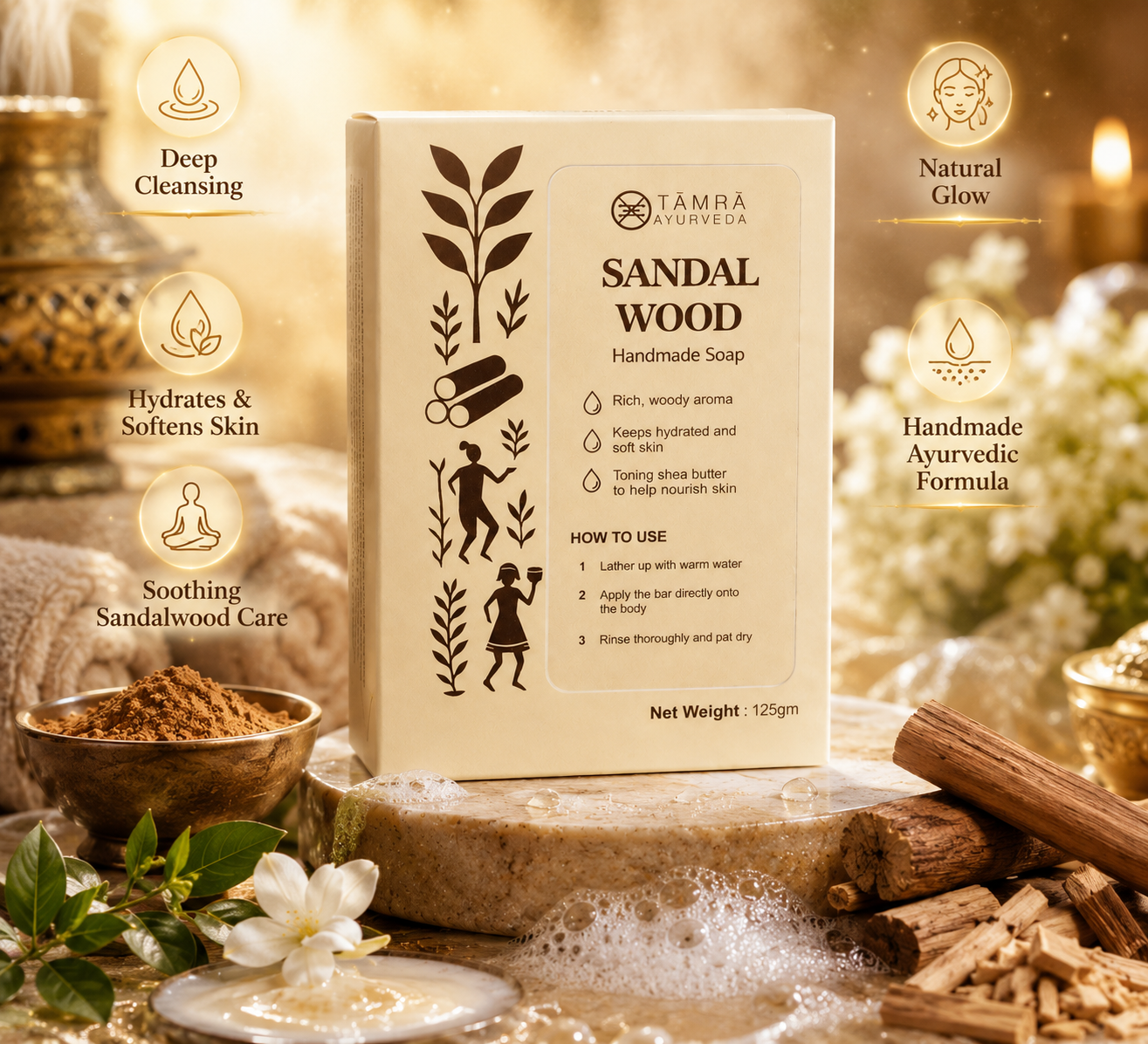 Sandal Wood handmade Soap