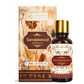 Sandalwood essential oil bottle and packaging with Tamra Ayurveda branding on a white background