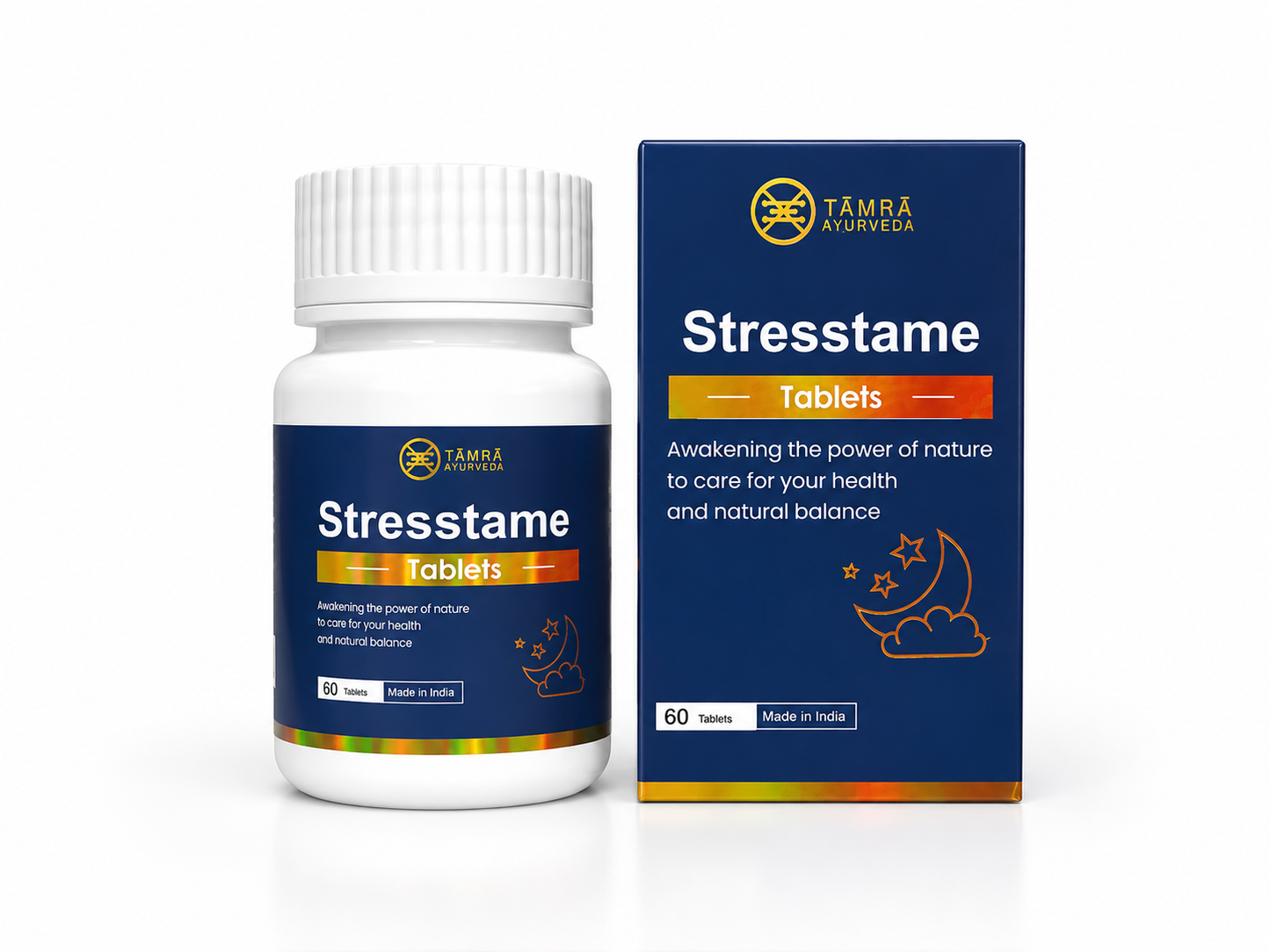 Tamra StressTame Tablets – Ayurvedic Stress Relief & Mental Wellness Support
