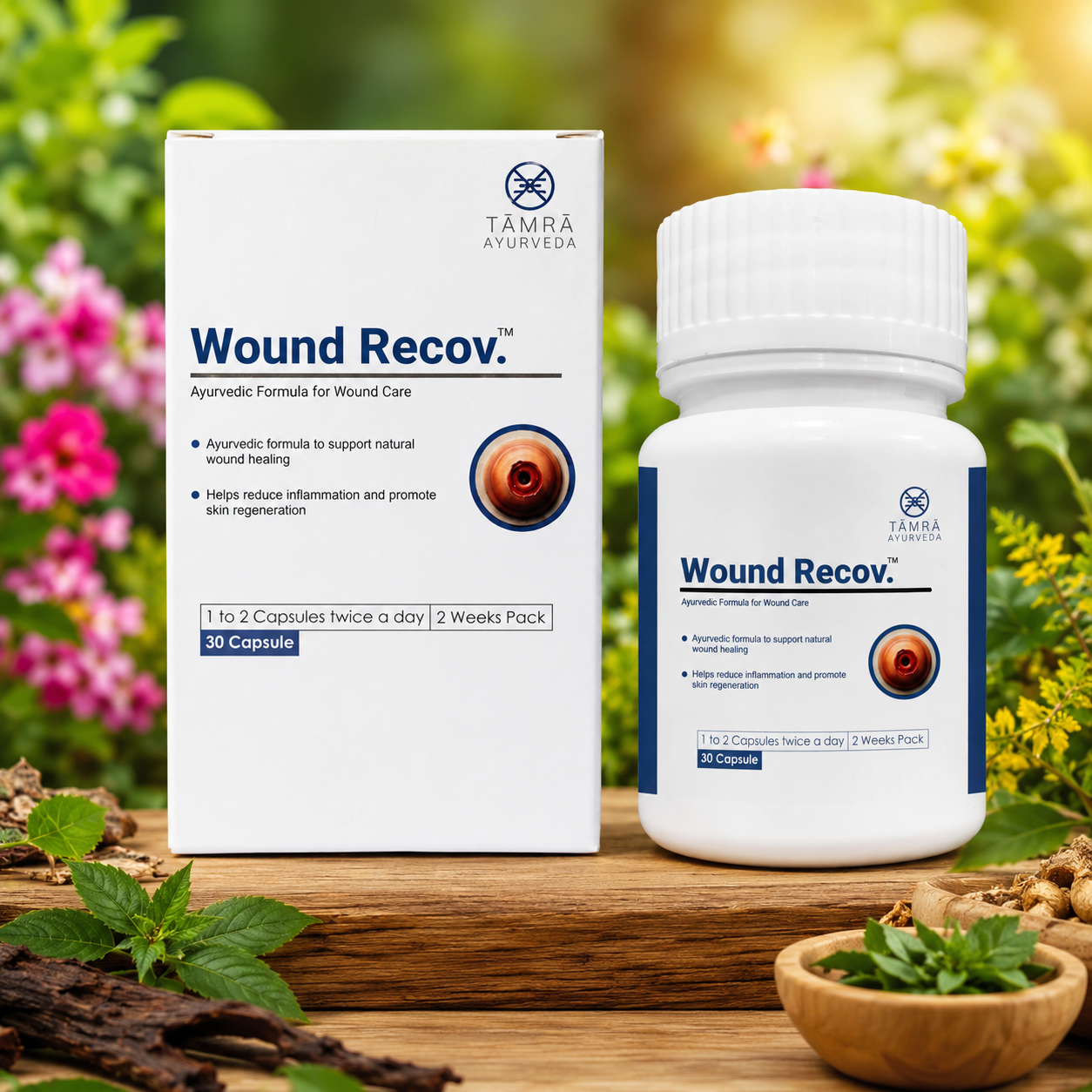 Tamra Wound Recov Capsule – Ayurvedic Capsules for Wound Healing and Skin Recovery