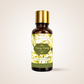 Tamra Ayurveda Essential oil bottle with gold cap and green label