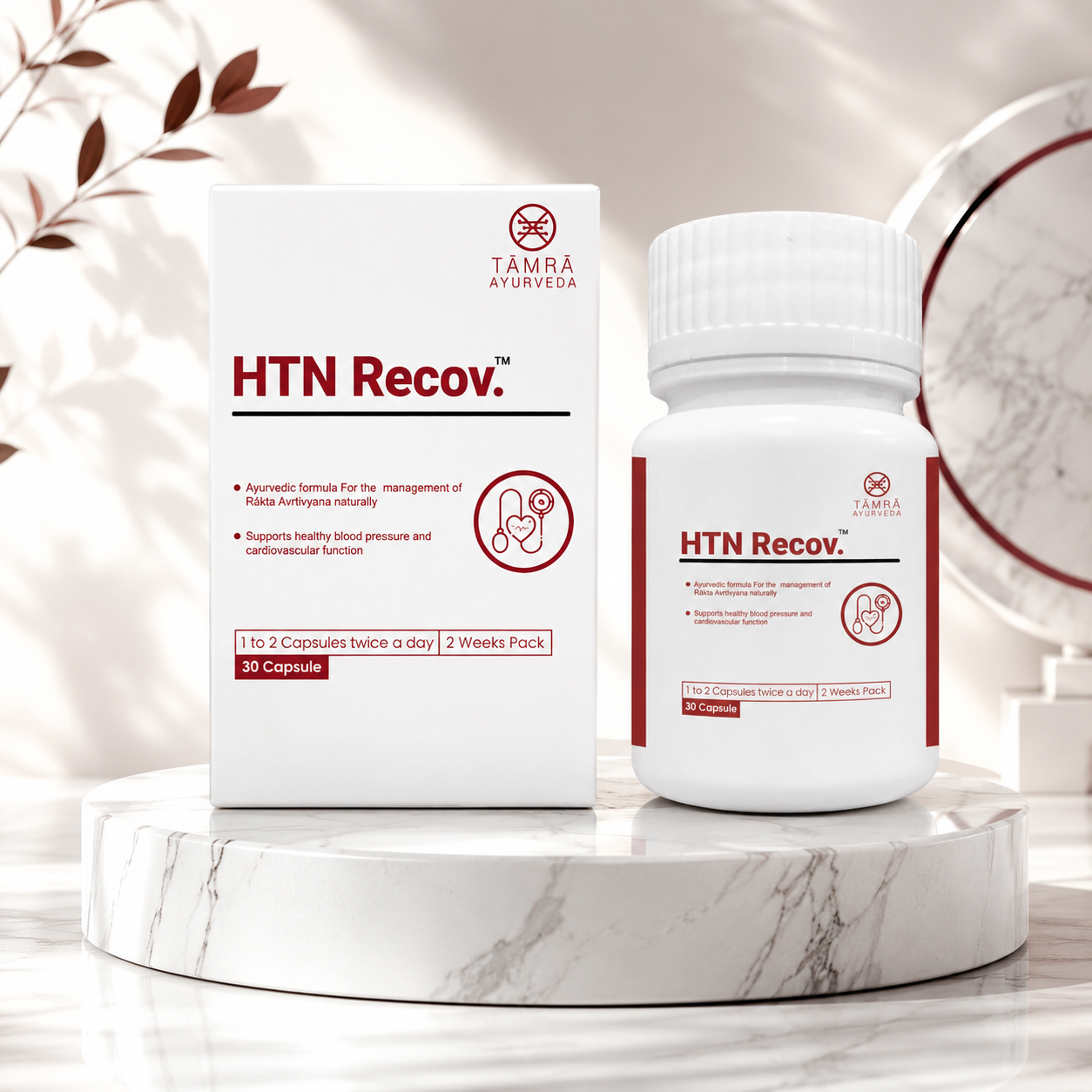 HTN Recov Capsules for Blood Pressure & Heart Wellness