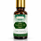 Tamra Tea tree oil bottle with gold cap on a white background
