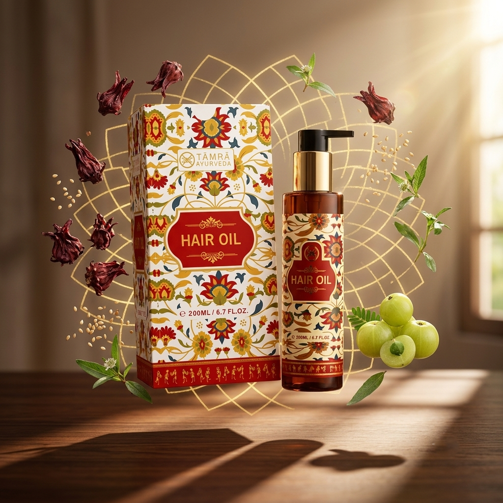 Tamra Ayurvedic Hair Oil for Hair Growth, Hair Fall & Stronger Roots