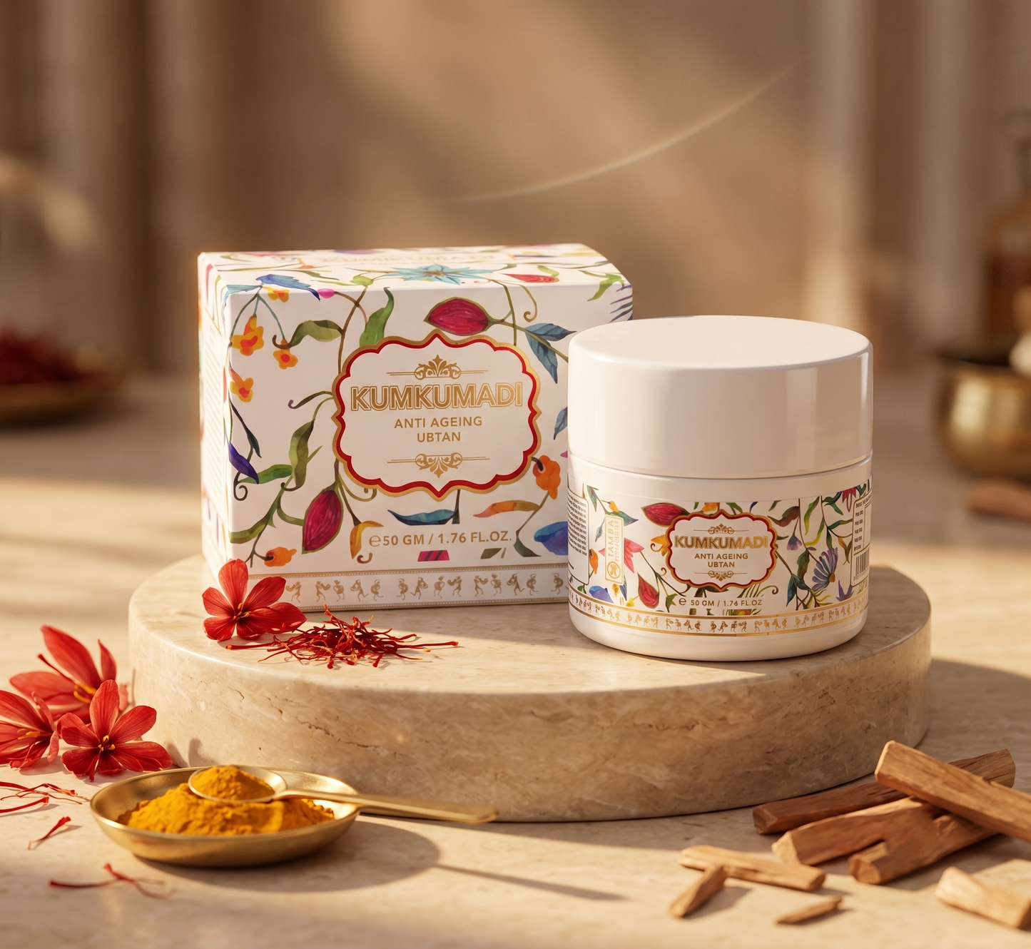 Ayurvedic Kumkumadi Anti-Ageing Ubtan for Glowing & Youthful Skin