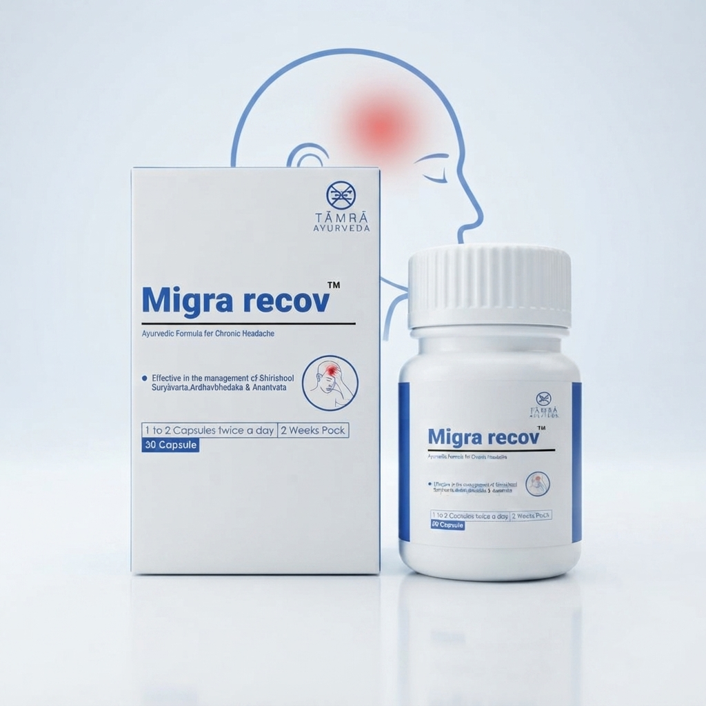 Migra Recov Capsule – Ayurvedic Support for Migraine Relief & Head Wellness
