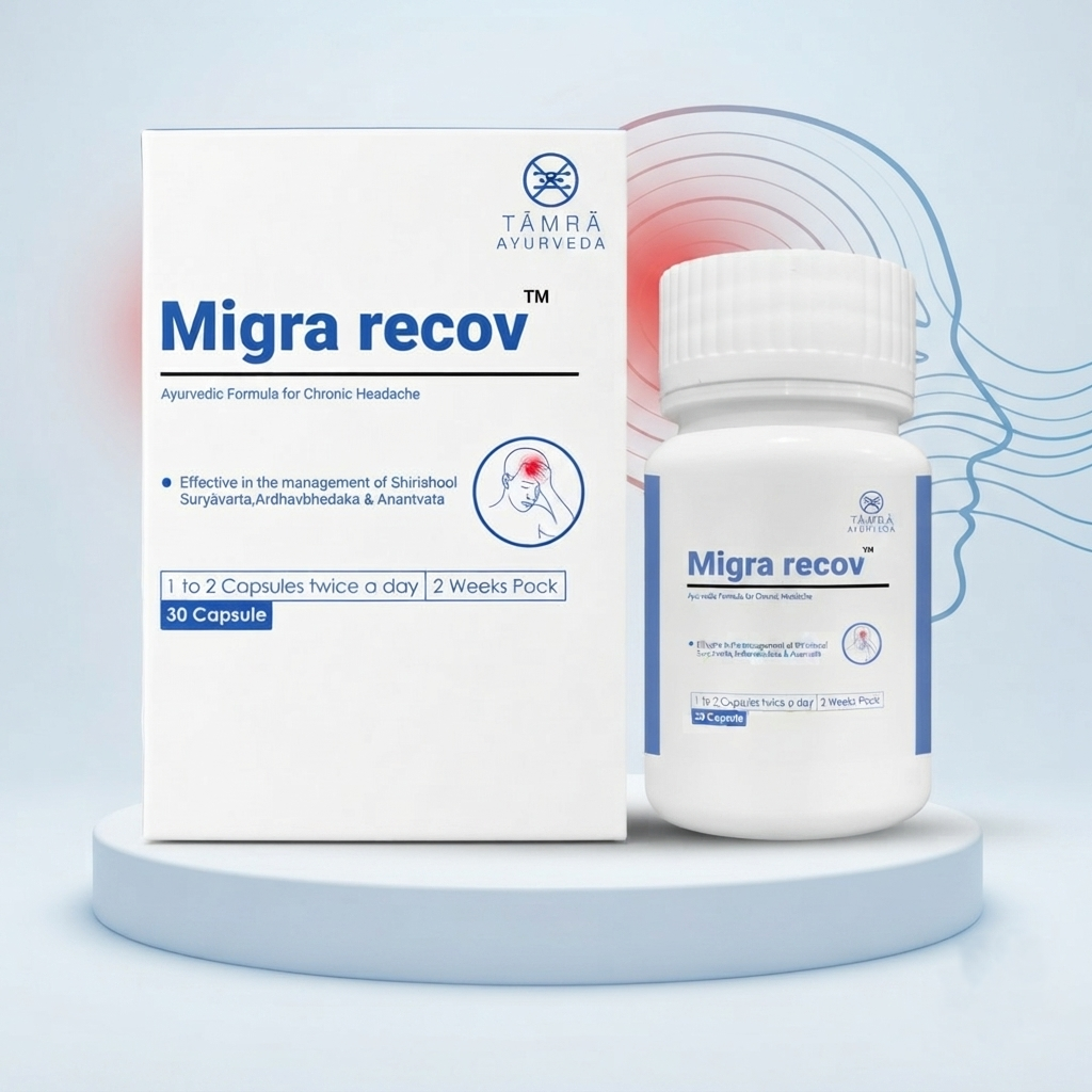 Migra Recov Capsule – Ayurvedic Support for Migraine Relief & Head Wellness