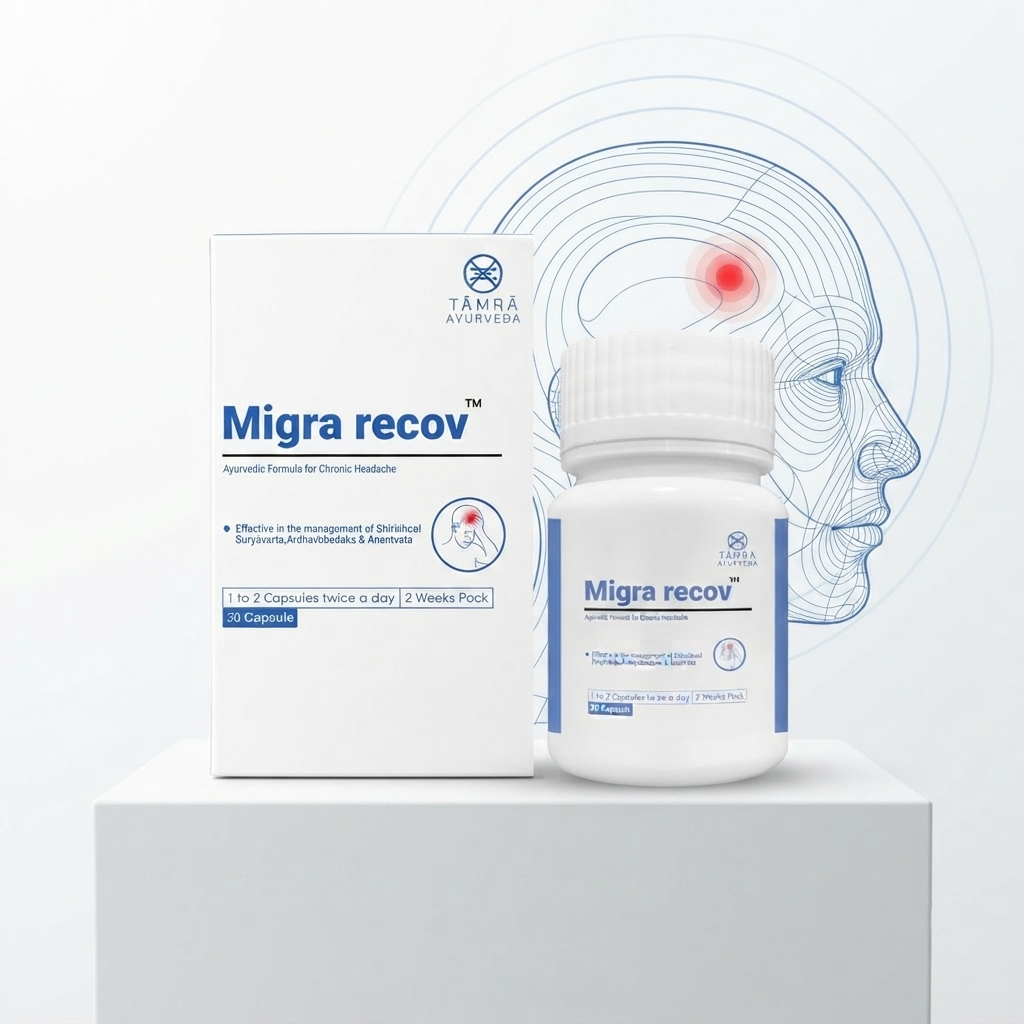 Migra Recov Capsule – Ayurvedic Support for Migraine Relief & Head Wellness