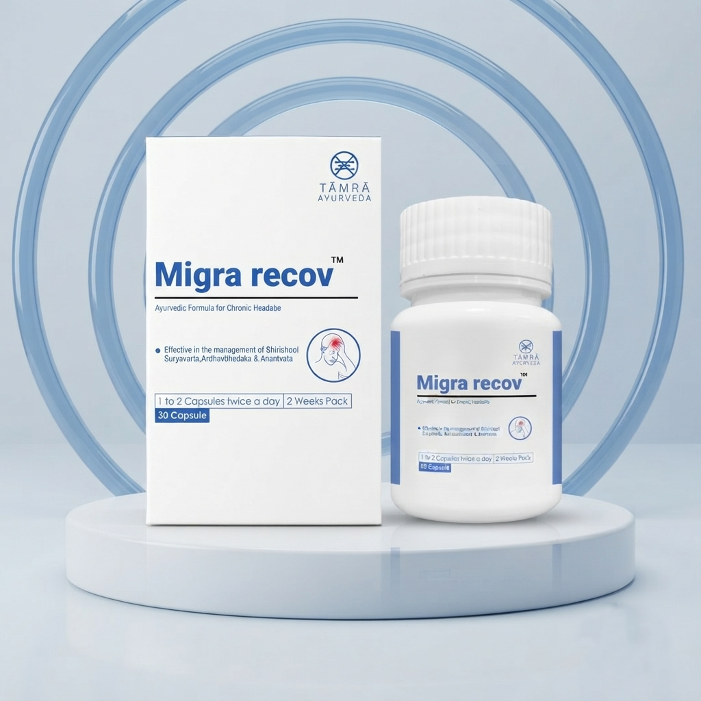 Migra Recov Capsule – Ayurvedic Support for Migraine Relief & Head Wellness