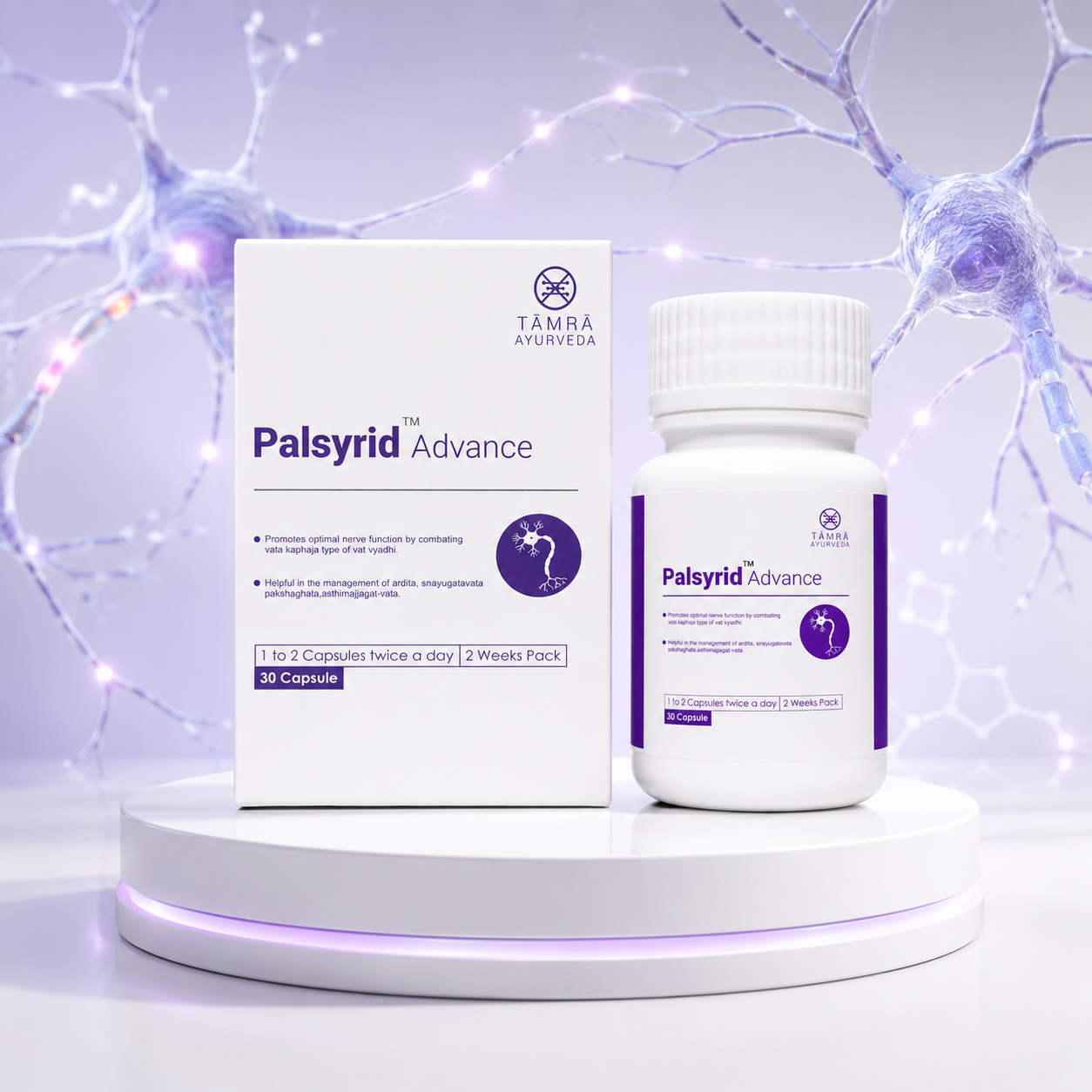 Palsyrid Advance Capsule – Ayurvedic Support for Paralysis, Nerve Health & Recovery