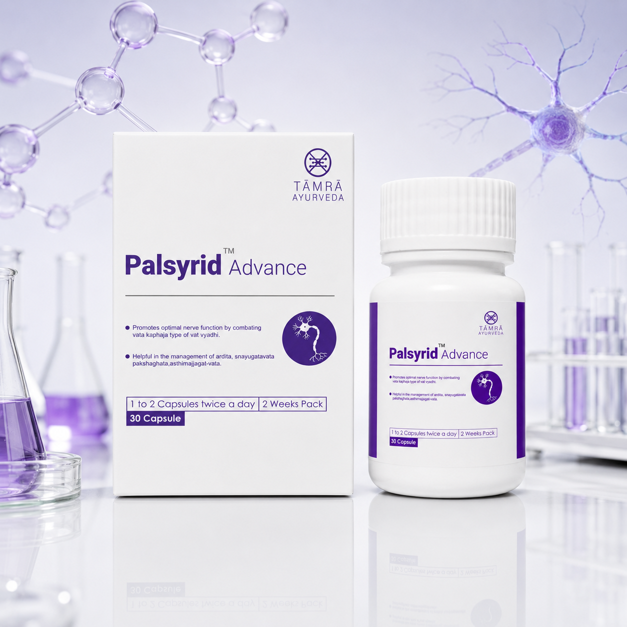 Palsyrid Advance Capsule – Ayurvedic Support for Paralysis, Nerve Health & Recovery