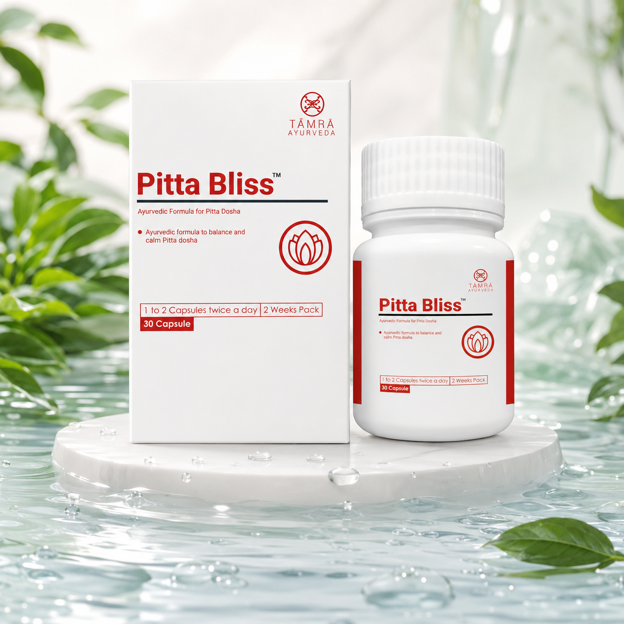 Pitta Bliss Capsule – Ayurvedic Support for Pitta Balance & Digestive Health