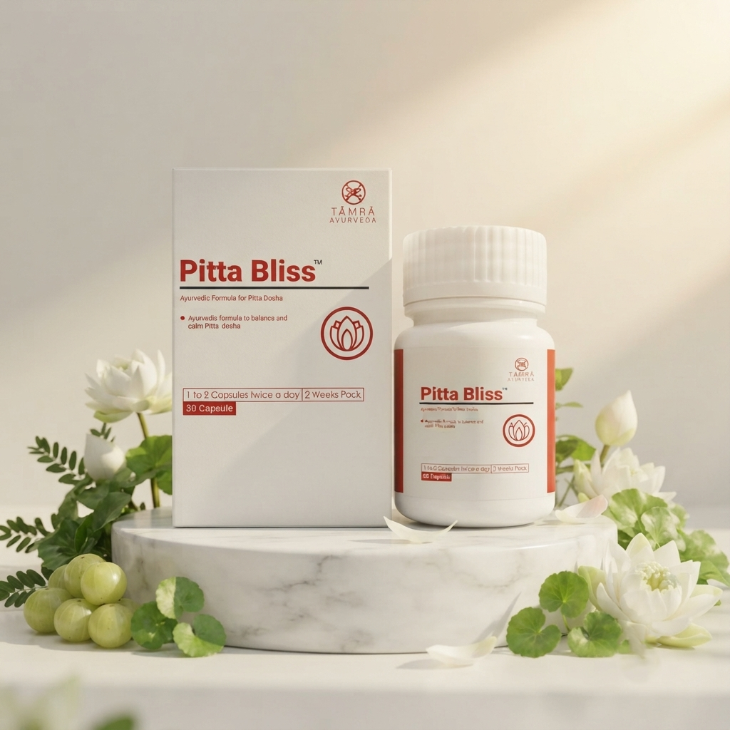 Pitta Bliss Capsule – Ayurvedic Support for Pitta Balance & Digestive Health