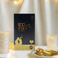 Tamra ED Fix+ capsule packaging with gold elements on a decorative background